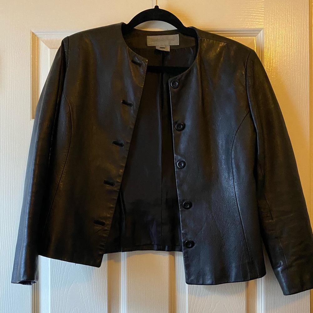 Jones New York Leather Jacket